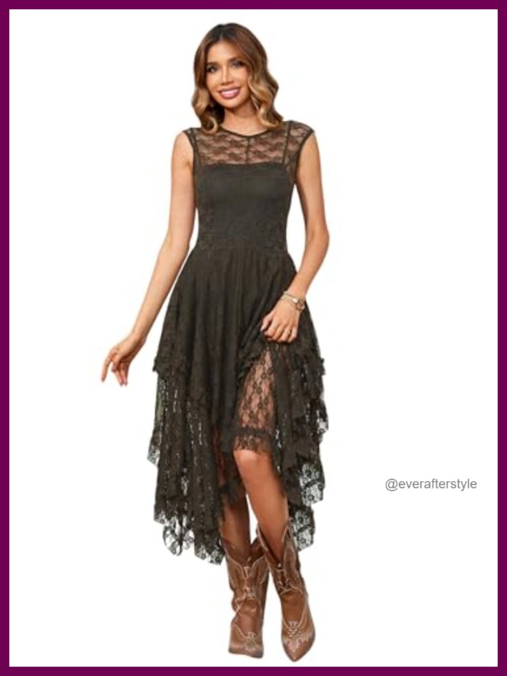 Womens Lace Maxi Dress Backless Ruffled A-Line Formal Party